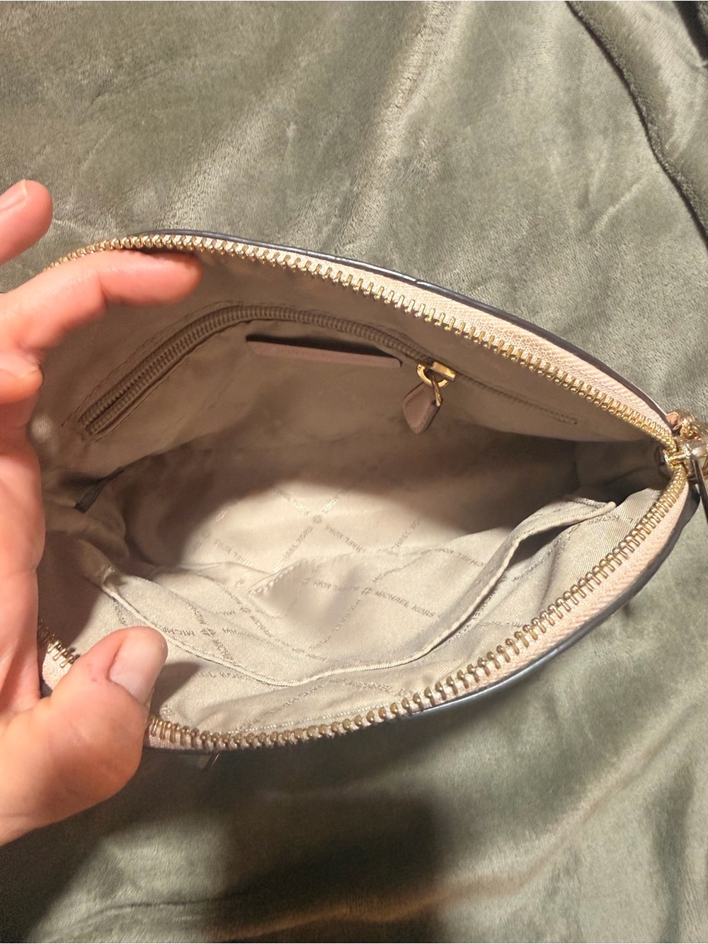 MICHAEL KORS Pale Pink Saffiano Leather Crossbody Bag - Picture 8 of 9